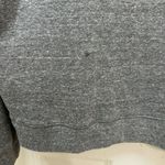 Victoria's Secret  Pink Tropical Palm Cowl Neck Pullover Heather Gray Logo L Photo 5