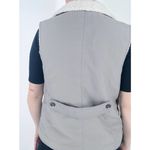 Sonoma Sleeveless Outerwear Fleece Gray Vest Photo 5