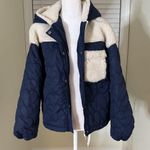 &merci Navy and Cream Jacket Photo 0