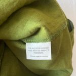 Offon Olive Green Linen Cropped Jumpsuit Photo 1
