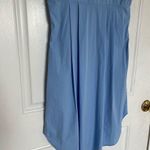 Milly  | Sleeveless Blue Button-Down Dress Photo 4