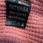 POL  Women’s Sweatshirt Medium Oversized Distressed  Boxy Mixed Media Photo 3