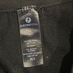 Electric yoga Women’s Black with Silver Splatter Fleece Lined Leggings Photo 5