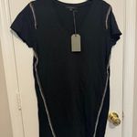 ALLSAINTS Emelyn chain tee Dress  Black size Medium Photo 0