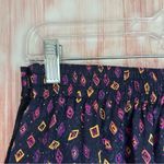 Breckenridge Vintage Petites Purple Patterned Pleated Midi Skirt Photo 7