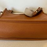 RAE DUNN tan & Ivory crossbody purse with guitar strap Brown Photo 3