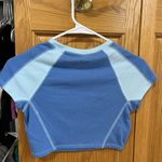 Urban Outfitters Blue Contrast Top Photo 1