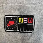 Nike Sportswear Gray Oversized Logo Sweatshirt Women's Crewneck Pullover XS Photo 7
