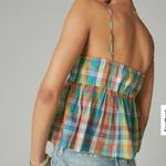 Lucky Brand NWT  Plaid babydoll spaghetti  strap top xl Photo 1