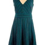 J.Crew cocktail dress teal v neck sz 2 Photo 0