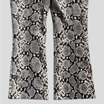 NWT VEDA Leather Snakeskin Crop High Rise Archive Pants Medium Retail $448.00 Photo 6