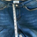 Bamboo  Blue Denim Jeans Mid-rise Flare Jeans Size 9 Photo 7