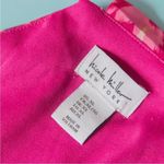 Nicole Miller NEW  NY Hot Pink Floral Print Sleeveless Maxi Shift Dress Size XL Photo 5