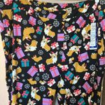 Terra & Sky  Festive Black Leggings with Holiday Print 4x NWOT Photo 3