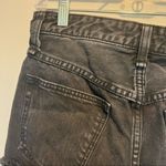 Free People  Black Jean Shorts - Button Fly Photo 5
