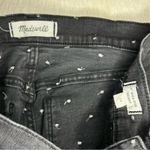 Madewell 9” high rise cropped skinny jeans embroidered metallic dots size 26 Photo 8