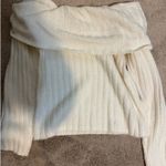 Abercrombie & Fitch Abercrombie Off-The-Shoulder Sweater Cream Photo 1