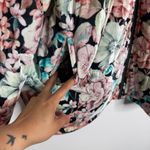 Soft Surroundings NWOT  Floral Puffer Velvet Jacket With Pockets Size 1X Photo 4