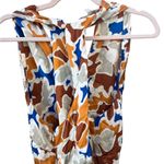 Anthropologie  Dolan Floral Printed Halter Jumpsuit size Medium Photo 6