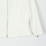 Ted Baker NWT London Womens Bow Neck Jacket Blazer Full Zip Size 6 US 14 White Photo 2