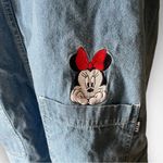 Disney UNLIMITED JERRY LEIGH Vintage Denim Embroidered Jumper Dress LG | EUC Photo 4