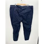 Modcloth Dark Wash Denim Jeans Skinny Women Size 26R Front Pleat Cotton Stretch Photo 1