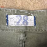 Free People  Green high waisted  Ankle Cropped Jeans 
Size: 26 Photo 2