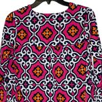 Buckhead Betties Geometric V-Neck 3/4 Sleeve Shift Dress Multicolor Women Small Photo 6