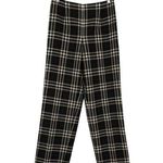 Talbots Womens Tartan Plaid Wool Blend Twee Dark Academia Side Zip Pants 28 Photo 0