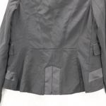 Arden B  Black Tuxedo Peak Formal Cocktail Wedding Coat Jacket Blazer Medium Photo 6