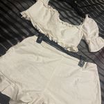 Pretty Little Thing White Two Piece Set Photo 2