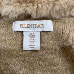 Ellen Tracy faux fur collar cardigan Photo 5