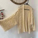 Akemi + Kin Anthropologie Akemi and Kim Loopy Shag Wide Arm Open Front Cardigan OS Photo 3