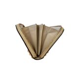 Coach Legacy Studded Accordion Parchment Leather Zip Wallet #F50467 Photo 4