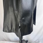 East 5th Black Genuine Leather Longline Boyfriend Leather Jacket Size Small Photo 8