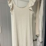 Anthropologie Ruffled Pointelle Mini Dress Photo 5