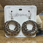 Brighton Silver Filigree Circle Earrings Photo 0