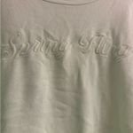 Aerie  Crew Spring Fling Pleated Oversized Sleeve Real Fleece Sweatshirt - size L Photo 1