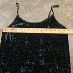 Victoria's Secret  XS/S Extra Small Crushed Velvet Lingerie Slip Black Straps VS Photo 7