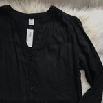Old Navy  black henley shirt dress Photo 4