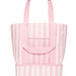 Victoria's Secret New Pink Striped Victoria Secret Cooler Tote Bag Photo 0
