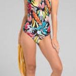 prAna  swimwear women’s Colorful Tropical One Piece size Large Photo 1