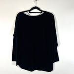 Charter Club Luxury 100% Cashmere Sweater Women PM Black Pullover Preppy Soft Photo 5