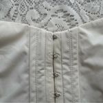 Reformation NWOT London Corset Top Bone Color Size 4 Minimalist Boho Modern Photo 1