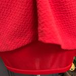 Anthropologie  THML Red Textured Sleeveless Ruffle Detail 2 Pocket Dress Photo 8