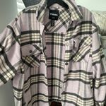 RSQ Women’s Plaid Button Down Jacket Photo 0