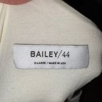 Bailey 44 Aphrodite Top Sleeveless V-Neck‎ Ruched Drape Ivory Blouse XL Photo 5