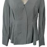 Vince Fitted Shaped Sleeve V-Neck Blouse Photo 3
