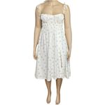 House Of CB Christabel Floral Shirred Midi Dress, Ivory, L+ Photo 7