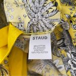 STAUD  Garden Yellow Marigold Toile Sheer Puff Long Sleeve Dress size XS Photo 10